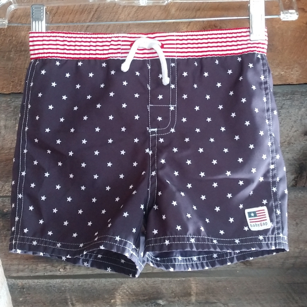 Baby GAP USA Flag Swimsuit 12-18 Months